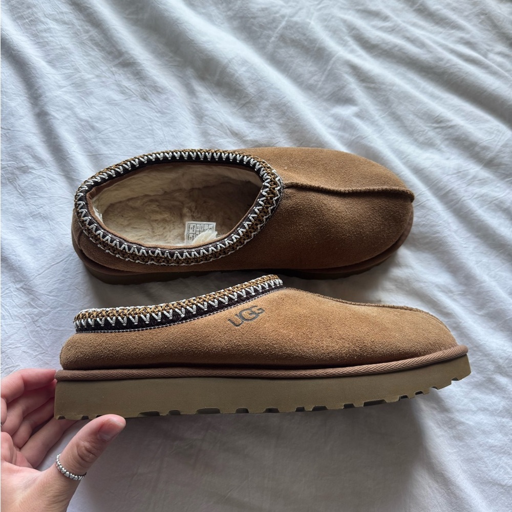 UGG chestnut Tasman slippers